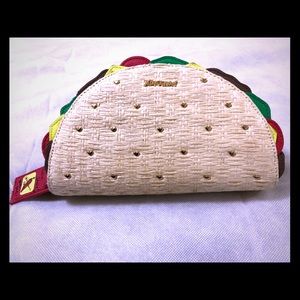 Betsey Johnson Taco clutch